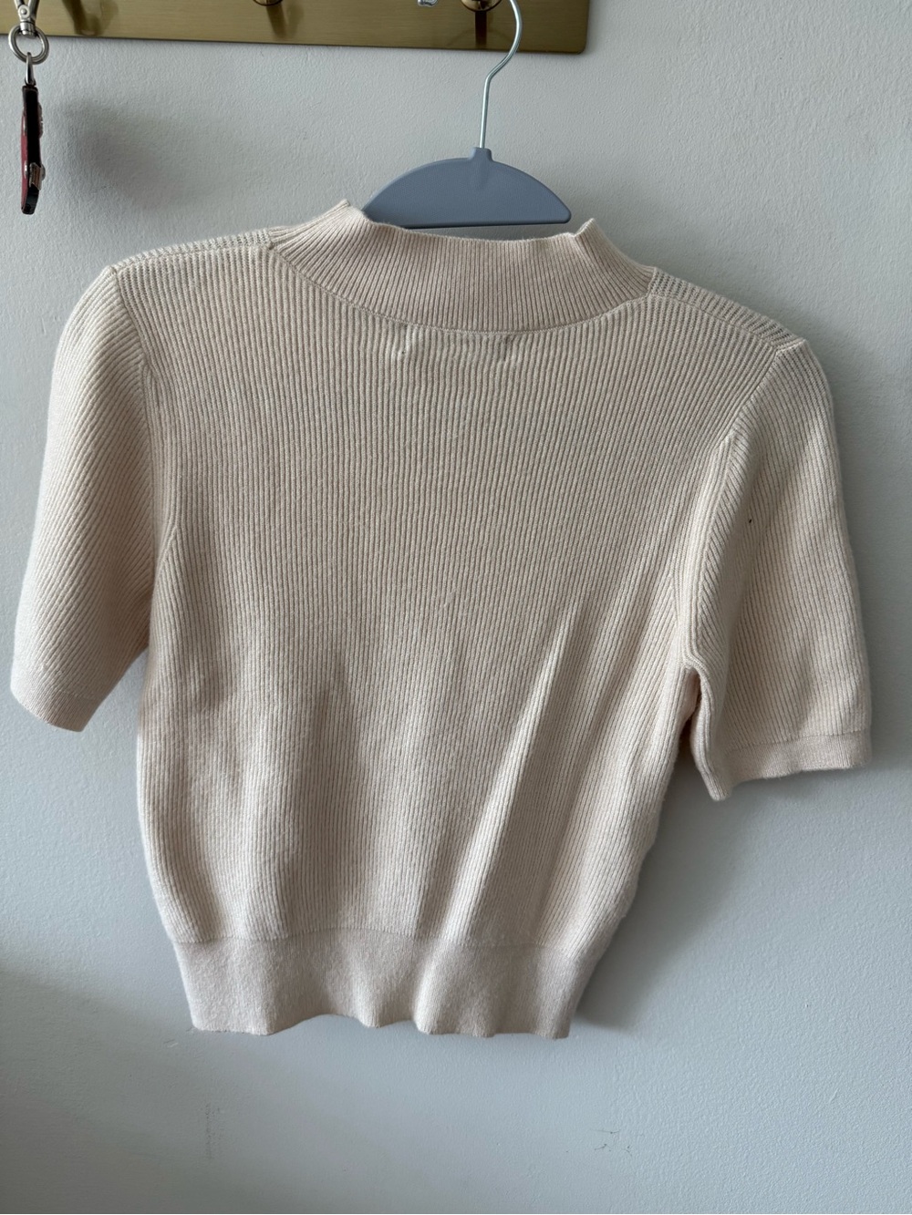 Mango Short Sleeve Sweater